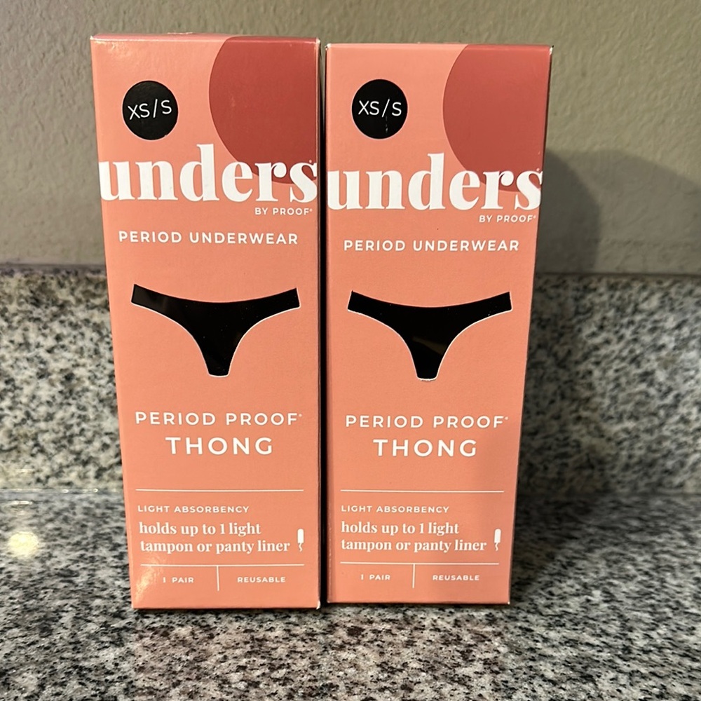 Period Proof Thong - Light Absorbency, Black